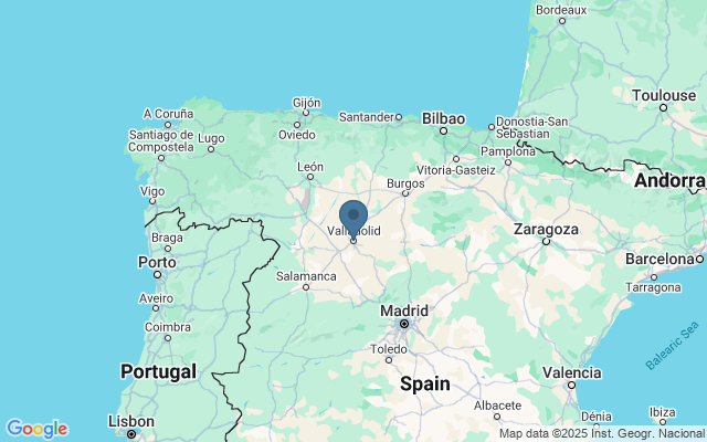 Kaart met locatie Kerk Santa María la Antiguas